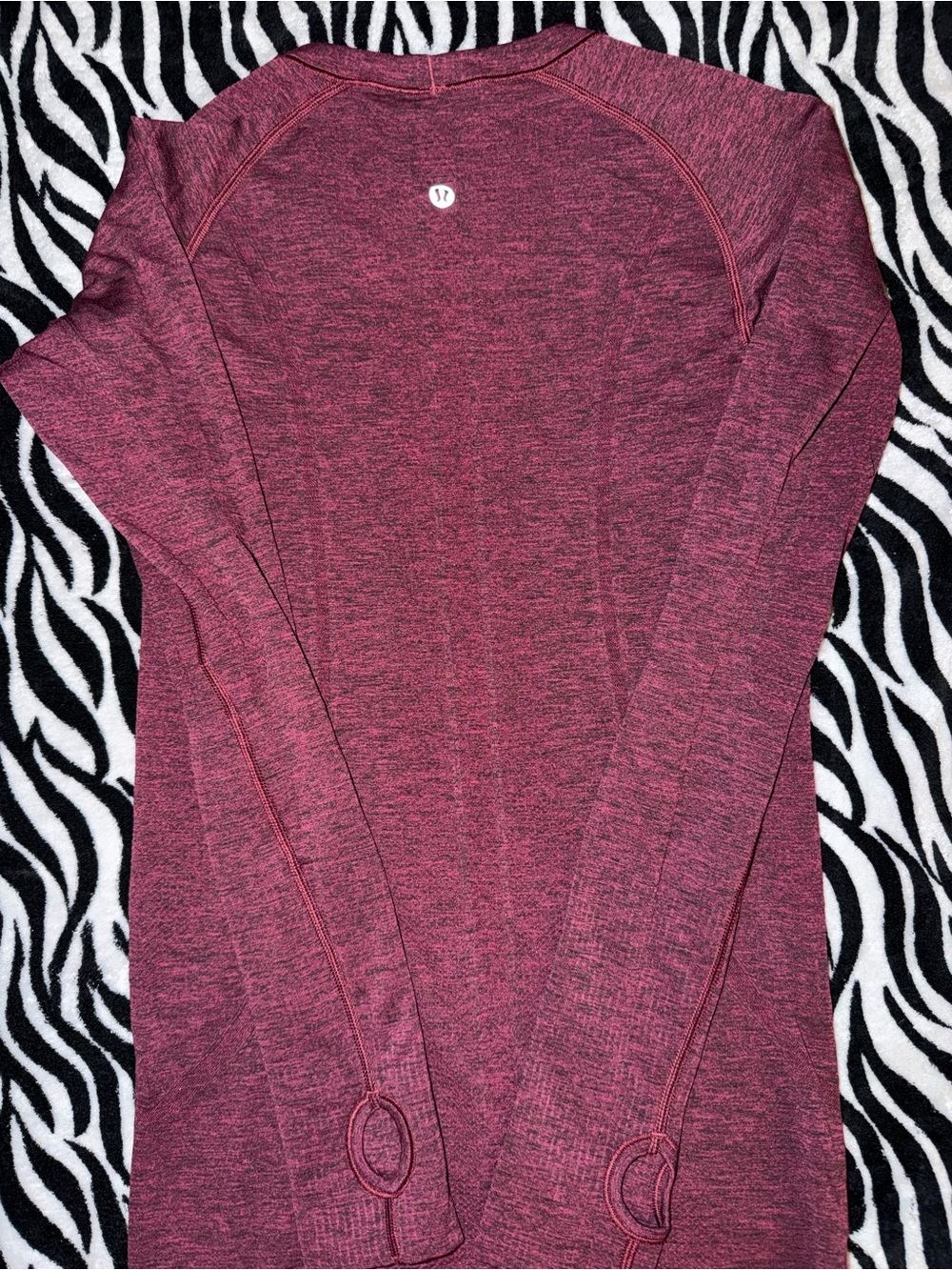lululemon athletica Heathered Berry Long Sleeve Pullover